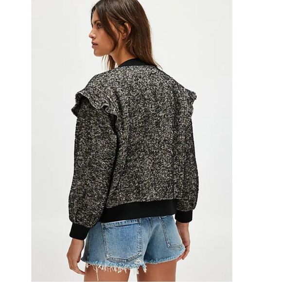 NWT DRIFTWOOD/Free People 
Houndstooth Bomber Jacket - Multicolor - Picture 4 of 8